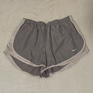 Nike Dri-Fit gray running shorts